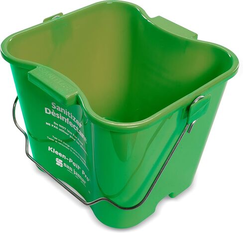 San Jamar Kleen-Pail® Plastic Pro Cleaning Bucket 3 Quarts Green in Saudi Arabia
