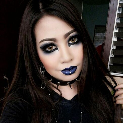 Olbye Spike Rivet Studded Choker Necklace Black Leather Rock Punk Short Necklace PU Gothic Collar Necklace Link Adjustable Necklace Jewelry for Women and Girls in Kuwait
