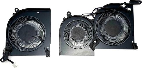 BestParts وحدة المعالجة المركزية + GPU استبدال مروحة التبريد الصامتة لـ MSI GS66 Stealth 10SD 10SE 10SF 10SFS 10SGS,10UE 10UG 10UH P/N: MS-16V1 MS-16V3 BS5005HS-U4Q BS5005HS-U4J 16V1-G-CW 16V1-G-CCW in Saudi Arabia
