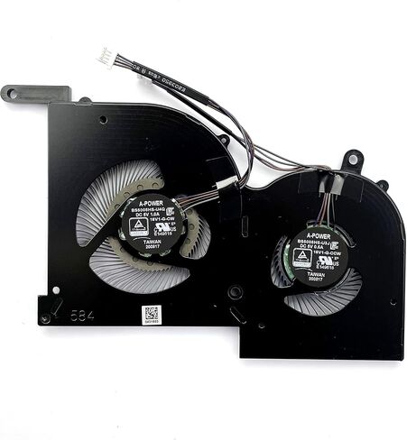 BestParts CPU+GPU Silence Cooling Fan Replacement for MSI GS66 Stealth 10SD 10SE 10SF 10SFS 10SGS,10UE 10UG 10UH P/N: MS-16V1 MS-16V3 BS5005HS-U4Q BS5005HS-U4J 16V1-G-CW 16V1-G-CCW in Kuwait