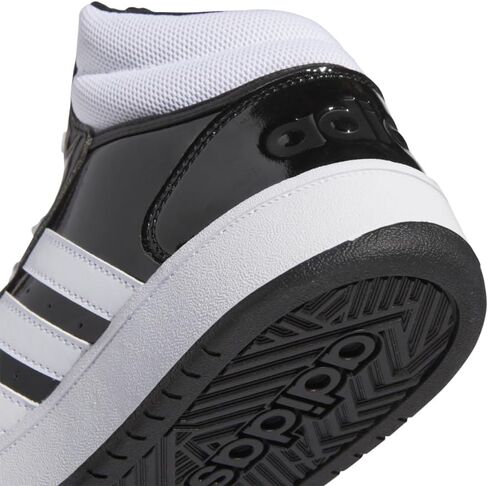 حذاء كرة السلة رجالي من adidas Hoops 3.0 Mid، أبيض/أخضر/أزرق ملكي، 11 in Saudi Arabia
