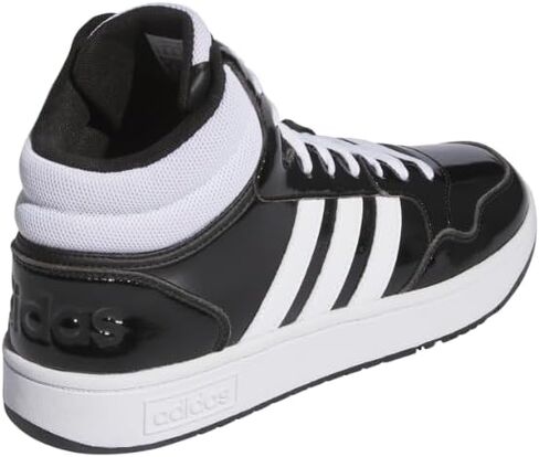 حذاء كرة السلة رجالي من adidas Hoops 3.0 Mid، أبيض/أخضر/أزرق ملكي، 11 in Saudi Arabia