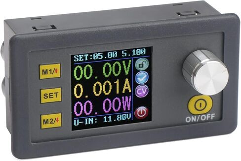 DROK® Numerical Control Step Down Voltage Regulator Stabilizer, DC 6-55V to 0-50V 5A Constant Voltage Current Buck Power Converter Voltage Transformer, Variable Regulated Power Supply, LCD Display in Saudi Arabia