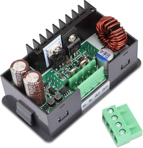 DROK® Numerical Control Step Down Voltage Regulator Stabilizer, DC 6-55V to 0-50V 5A Constant Voltage Current Buck Power Converter Voltage Transformer, Variable Regulated Power Supply, LCD Display in Saudi Arabia