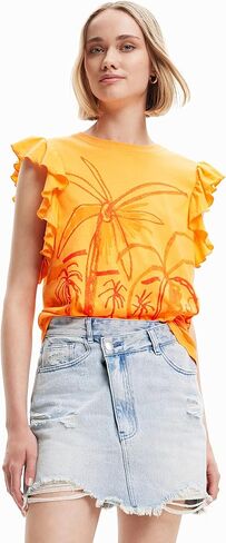 Desigual Women's Woman Knit T-Shirt Sleeveless in Saudi Arabia
