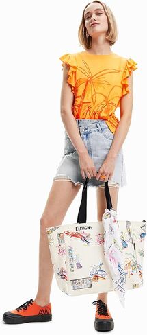 Desigual Women's Woman Knit T-Shirt Sleeveless in Saudi Arabia