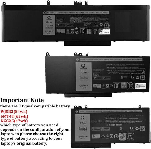 JIAZIJIA 7WNW1 0DMF8C 0GK3D3 451-BCHS استبدال بطارية الكمبيوتر المحمول لـ Dell Latitude 7424 5424 5420 Rugged Extreme P85G P85G001 P86G P86G001 Series Notebook DMF8C GK3D3 1Y62C DMF0C DP3KF 11.4V 51Wh in Saudi Arabia
