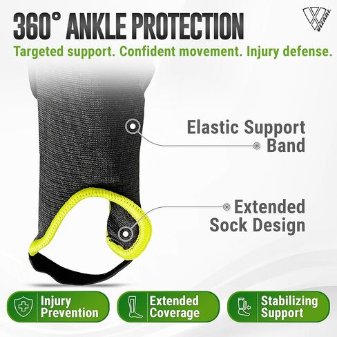 Vizari Malaga Soccer Shin Guards - Breathable & Lightweight Soccer Shin Pads with Ankle Protection - Reduces Shocks & Injuries - Adults, Youth & Kids Soccer Shin Guards with Non-Slip Adjustable Strap in Kuwait
