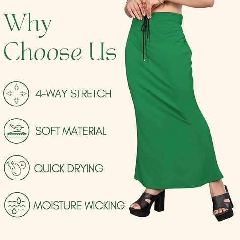 Smizzy Lycra Adjustable Indian Saree Shapewear for Women Petticoat Smooth Curve Peticote Innerwear for Ladies,Maroon (XL) in Kuwait