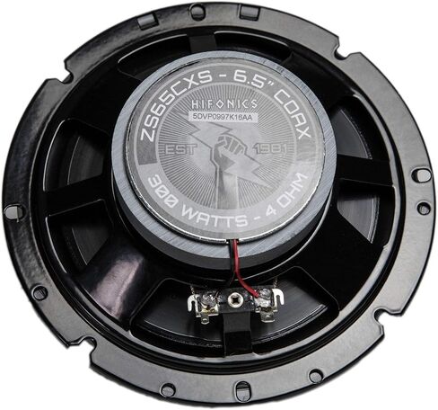 Hifonics ZS65CXS Zeus Coaxial Car Speakers (Black, Pair) – 6.5 Inch Shallow Mount Coaxial Speakers, 300 Watt, 3-Way Car Audio, Passive Crossover, Sound System (Grills Included) in Saudi Arabia