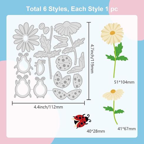 GLOBLELAND 2 Sets Butterfly Bee Cutting Dies Butterflies Bee Die Cuts for Card Making Metal Die Cuts Embossing Stencil Tool Window Frame Decor Scrapbooking DIY Craft in Saudi Arabia