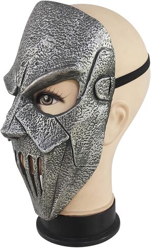 Joey Jordison Latex Mask Halloween Masquerade Cosplay Costume Half Face Masks Props in Kuwait