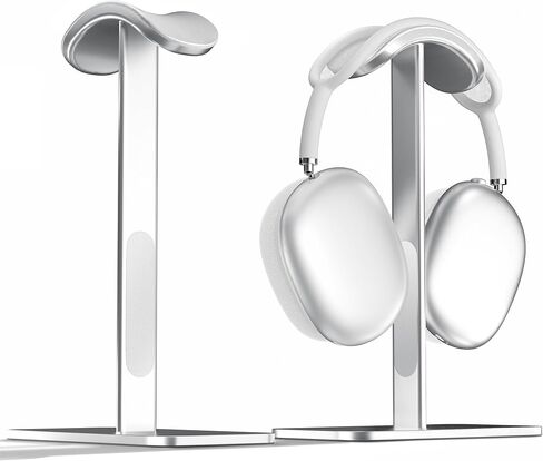 MaGrnce Headphone Stand for Airpods Max with Sleep Mode Aluminum Headphone Holder with Anti-Slip Base & Protective Leather Pad for Home/Game Room/Shop Headphone Storage/Display (Dark Grey) in Kuwait