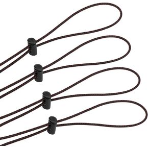Oumers Bungee Goggle Strap Kit(4-Pack), Adjustable Replacement Swimming Goggle Straps with Cord Lock Clamp for Swim Goggles Anti Fog Racing Kids Goggles |Universal Durable, One Size Fits All