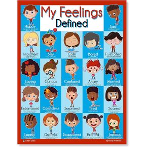 My Feelings My Choices Flip Book Tool for teaching processing 22 different emotions for children (5x6.5) Young N Refined