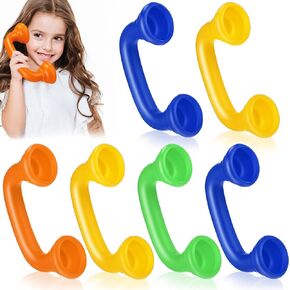 Bulk Whisper Reading Phones for Classroom Auditory Feedback Whisper Phone Manipulatives for Preschool Children Accelerates Reading Fluency and Pronunciation Toy Tool Supplies (6 Pcs)