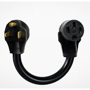 NeoCharge NEMA 10-30P to 14-50R Heavy Duty EV Charger Adapter Cord - 30 AMP Dryer to 50 AMP EV Conversion Adapter - Level 2 Charging