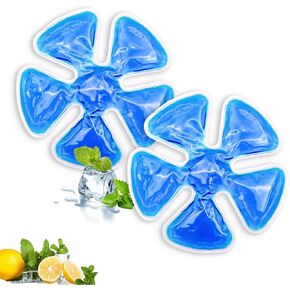 Head Gel Ice Pack, Helmet Ice Pack, Used for Catcher Helmets, Outdoor Sport, Equestrian Riding, Operation On The Head, Relieve Summer Heat and Keep Cool (2 Count)