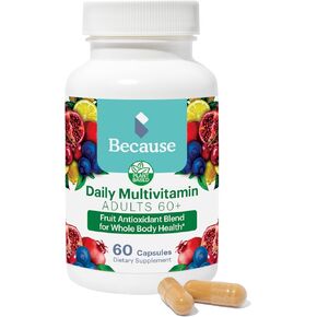 لأن الفيتامينات المتعددة للبالغين فوق 60 عامًا، مكمل متعدد المعادن، فيتامينات C وB، خالية من الغلوتين، كبسولات غير معدلة وراثيًا، تدعم الذاكرة والحيوية، خالية من الحديد - حصة 600 مجم in Kuwait