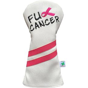 إصدار محدود بتصميم F U Cancer - غطاء رأس السائق - غطاء نادي الجولف عالي الجودة - قم بتصميم حقيبة الجولف الخاصة بك وتخصيصها