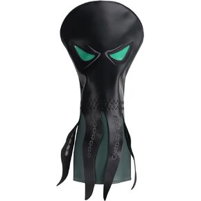 Craftsman Golf Octopus with Long Tail Leather Golf Club Driver Cover Headcover