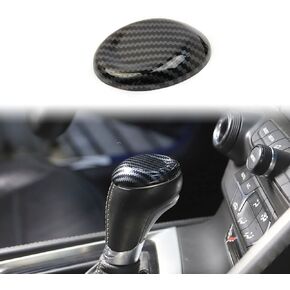 Korlot Carbon Gear Shift Knob Head Cover Trim for Chevrolet Corvette C7 2014-2019 Interior Accessories