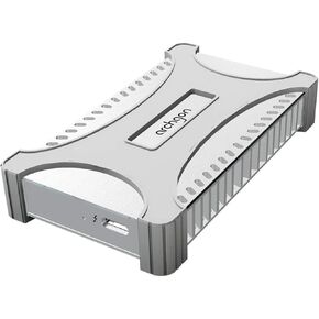 1920GB Thunderbolt 3 Aluminum External NVMe SSD Drive with Combo Thermal Pads and Silicone Protector Model X70 II (1920GB, Silver)