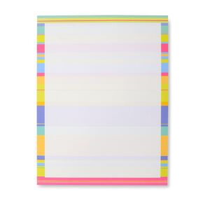 Gartner Studios Bright Stripes Stationery, 100 Count
