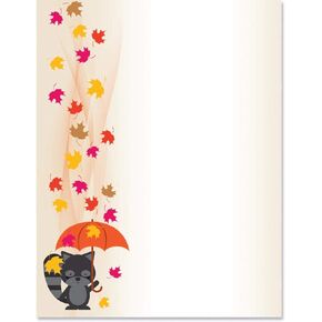 Paperdirect Fall Favorite Autumn Theme Paper Stationery, Border Paper, Letterhead 8.5 x 11, 100 sheets, Elegant Premium Writing Paper, Decorative Printer Paper