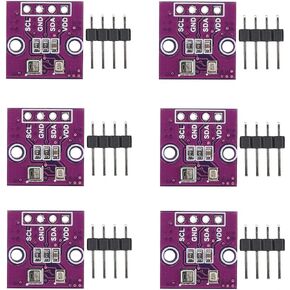 6 pcs AHT20+BMP280 Temperature and Humidity Pressure Module High Precision Digital Temperature and Humidity Atmospheric Pressure Sensor