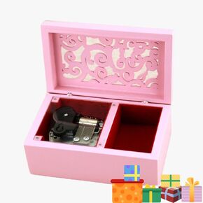 Music Boxes for Girls, Canon Music Box Vintage Wooden Music Box Wind Up Music Box for Gifts for Birthday/Christmas/Valentine/Mother's Day (Canon)