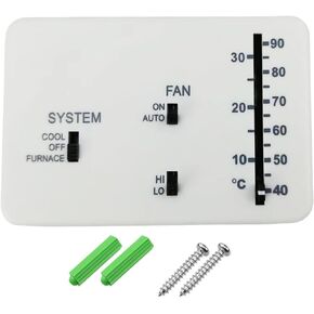 ترموستات RV للحرارة/بارد مناسب لاستبدال Dometic 3106995.032، وحدة تحكم تناظرية بـ 6 أسلاك، ترموستات للتخييم، ترموستات 12 فولت in Kuwait