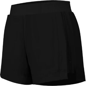 EXARUS Girls 3" Running Wide Leg Shorts Athletic Quick Dry Lightweight Elastic Waist Side Slit Active Shorts