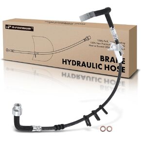 A-Premium Front Driver Brake Hydraulic Hose Compatible with Select Ford Models - E-150 E150 2004-2006, E-150 E150 Club Wagon 2004-2005 - Replace# 6C2Z2078AB