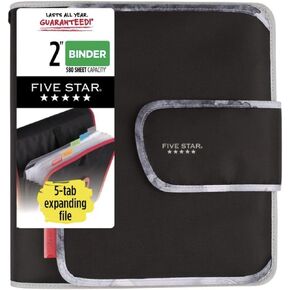 Five Star 2 inch Binder 580 Sheet Capacity