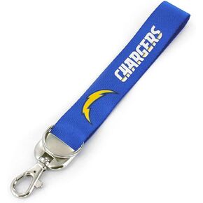 Aminco NFL Los Angeles Chargers Deluxe Wristlet Keychain