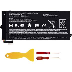 ASUNCELL 3720mAh AP13J4K Battery for Acer Chromebook 11.6" C720P C720 11 C740 Sesies C720P-2666 C720-2800 C740-C3P1 C740-C4PE KT.00304.001 KT.00303.001, 11.4V 4-Cell (2.5cm Short Cable)
