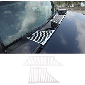 Car Air Flow Intake Cover Fit for 2003-2009 Hummer H2 Decorative Exterior Car Styling Cover,Auto Vent Air Flow Fender Decoration Sticker,Car Hood Scoop