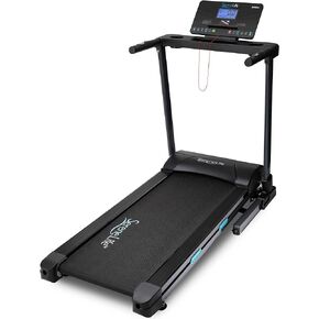 SereneLife Smart Electric Folding Treadmill – Easy Assembly Fitness Motorized Running Jogging Exercise Machine with Manual Incline Adjustment, 12 Preset Programs