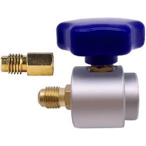 Boltigen Self Sealing R134A Can Tap Valve Refrigerant Dispenser with Tank Adapter for 1/4 and 1/2-inch AC Freon Charging Hose
