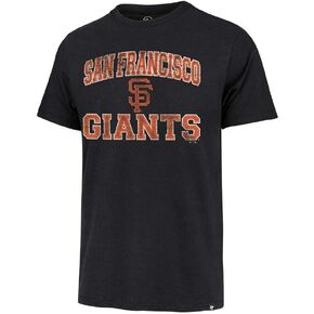 MLB Men's Union Arch Franklin Team Color Primary Logo Word Mark T-Shirt