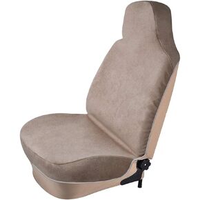 Auto Newer Neoprene Waterproof Sweat Towel Car Seat Covers Pets Seat Protector, Bucket Car Seat Covers Front Seats Only,Universal for Cars,SUV,Truck, Fit Running, Outdoor Sports, Pets (Beige,1PCS)