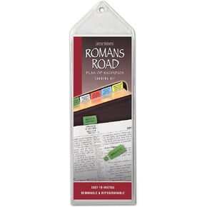 G.T. Luscombe Company, Inc. Romans Road Verse Finder Bible Tabs with Removable Verse Markers for Specific Scriptures | Guides You Through God’s Plan of Salvation | Color Coded and Easy to Install