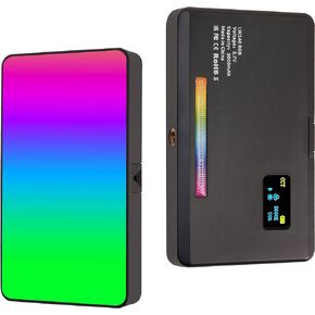 Foto4easy 140 RGB Video Light LED DSLR Camera Light for YouTube, TikTok, Vlog, CRI 95+, 2500K-9000K,Built-in 3000mAh Rechargeable