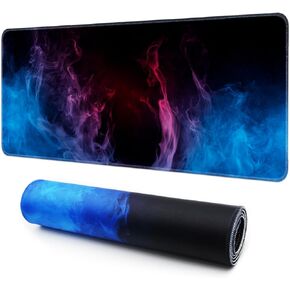 Gaming Mouse Pad, Large Mouse Pad for Desk, Desk Mat Extended Mousepad, with Non-Slip Rubber Base Desk Pad for Home Office Gaming (31.5 x 11.8, Modern Art)