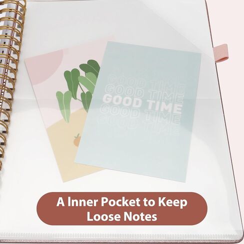 GuanQiao Spiral Notebook,8.5 x 11 College Ruled Notebooks for Work/Note Taking, Leather Hardcover Writing Journal for Women/Men,300 Pages A4 Lined Meeting Notebook for School Office,Green in Saudi Arabia