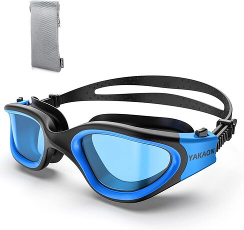 YAKAON A1 Swimming Goggles, Wide View Swim Goggles Anti-Fog for Men Women Adult in Saudi Arabia