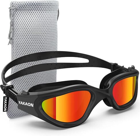 YAKAON A1 Swimming Goggles, Wide View Swim Goggles Anti-Fog for Men Women Adult in Saudi Arabia