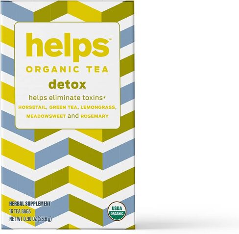HELPS TEAS | Helps Breathe Well Tea | Organic herbal Tea blended with Eucalyptus, Thyme, Tila and Mint that clear your sinuses and strengthening your inmune system | 16 Tea Bags | in Saudi Arabia
