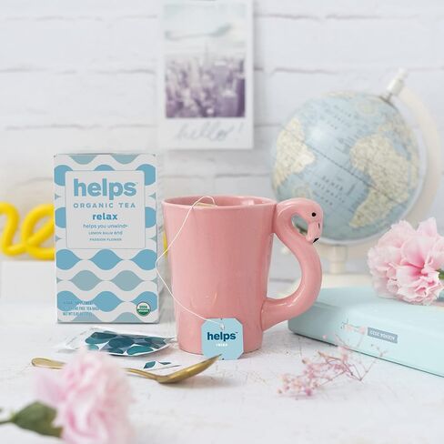 HELPS TEAS | Helps Breathe Well Tea | Organic herbal Tea blended with Eucalyptus, Thyme, Tila and Mint that clear your sinuses and strengthening your inmune system | 16 Tea Bags | in Saudi Arabia